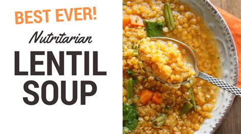 Also, if you want to increase the veggie factor, go ahead. Best Ever Lentil Soup - Eat To Live Daily