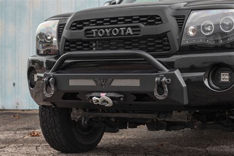 Tacoma Front Winch Bumper | Blitz w/ Tube | 2nd Gen (05-15) - Victory 4x4