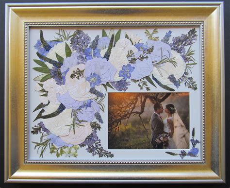 Pressed floral produces bespoke pressed and framed wedding bouquet creations for clients. Bridal Bouquet. Have your bouquet pressed and preserved forever! Pressed Flower Art. … (With ...