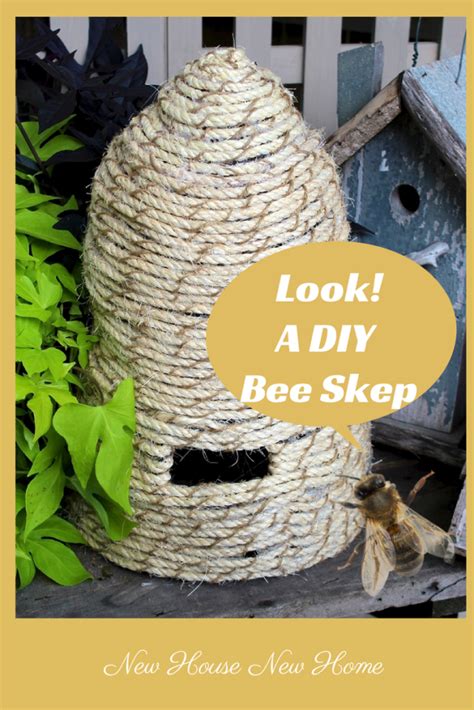 Bee Decor Bee Skep Garden Crafts