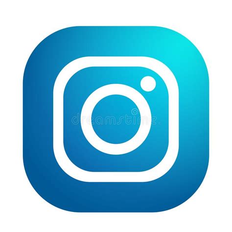 New Instagram Camera Logo Icon In Blue Vector With Modern Gradient