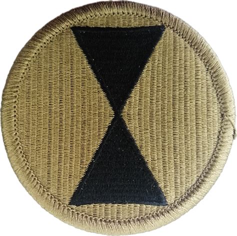 7th Infantry Division Ocp Patch With Fastener