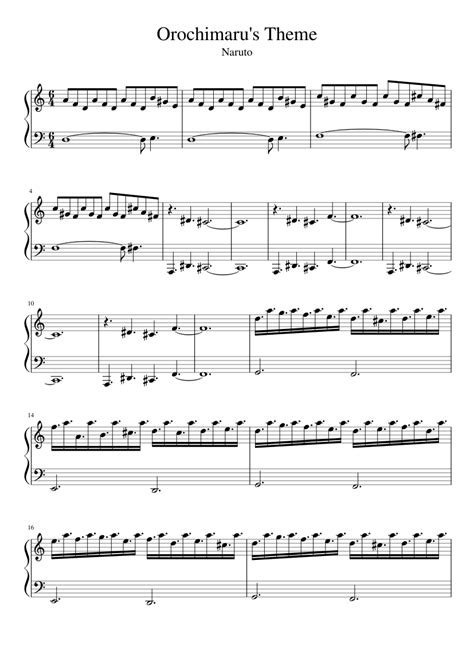 Blue Bird Naruto Piano Sheet Music Easy Naruto Fandom