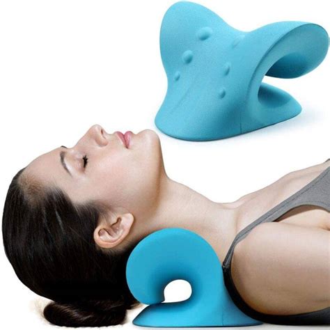 Neck And Shoulder Relaxer Cervical Traction Device For Tmj Pain Relief And Cervical Spine