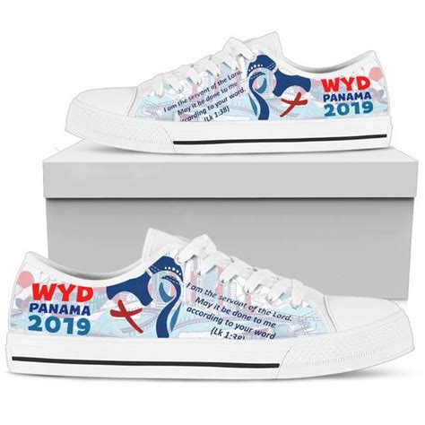 World Youth Day 2019 Panama Men Low Top Shoes Wyd White