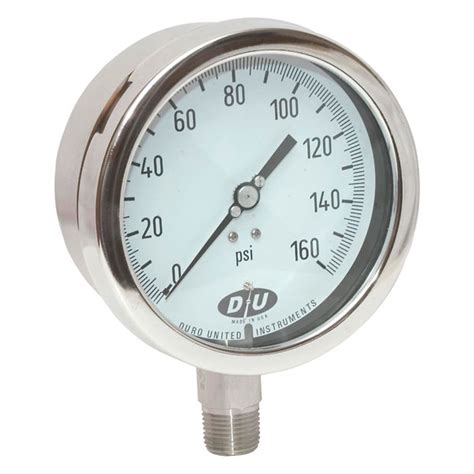 Duro Industrial Pressure Gauge 0 To 3000 Psi From Davis Instruments
