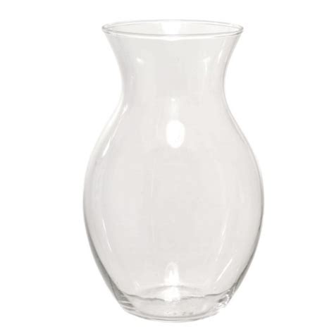 15cm Clear Glass Flower Vase Gl042