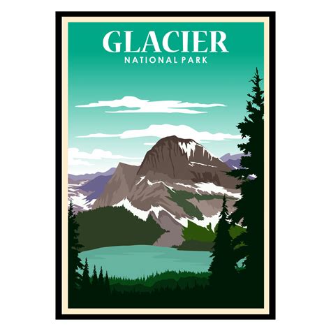 Glacier National Park Usa Poster Buy Posters And Art Prints At