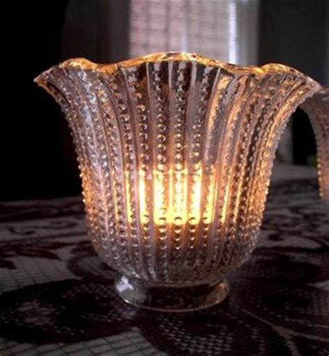 Lighting for ceiling fans varies from led to compact fluorescent, incadescent, and candelabra bulbs. votive cups made from old light fixture/ceiling fan globes ...