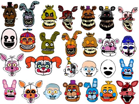 All Fnaf Heads 2 Fandom