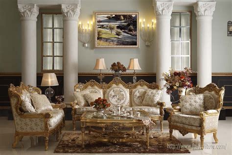 Our living room furniture is made with the understanding that each piece will play a role in the story of your everyday life. royal classic living room | Antique living rooms, Classic ...
