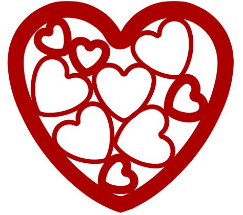 Beautiful Embedded Heart Svg Design