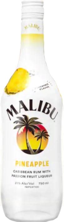 Malibu Pineapple Rum 750ml Argonaut Wine And Liquor