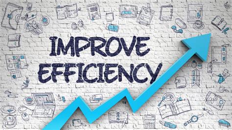 Improve Efficiency Doodle Red Text Business Concept Stock