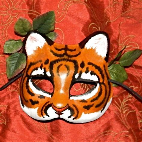 Tiger Mask Tigress Mardi Gras Masquerade
