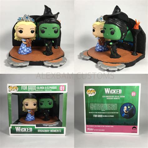 Made A Custom Broadway Moments Funko Pop Set For Wicked Thought You