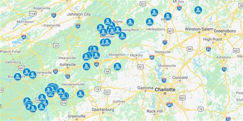 Our Map Of Waterfalls In Western Nc Shares Some Of The Best That Weve