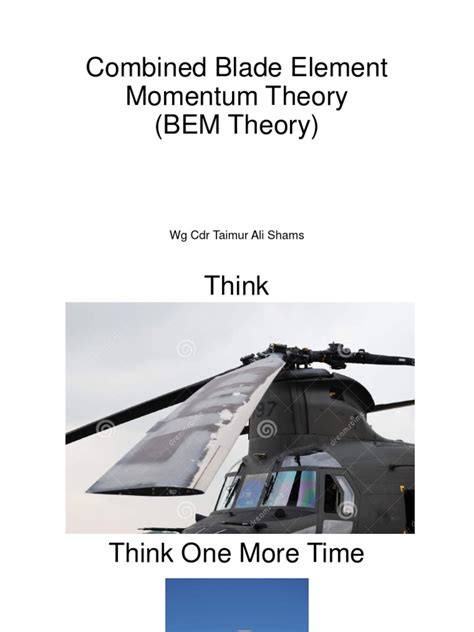 3taimur Combined Blade Element Momentum Theory Pdf Helicopter