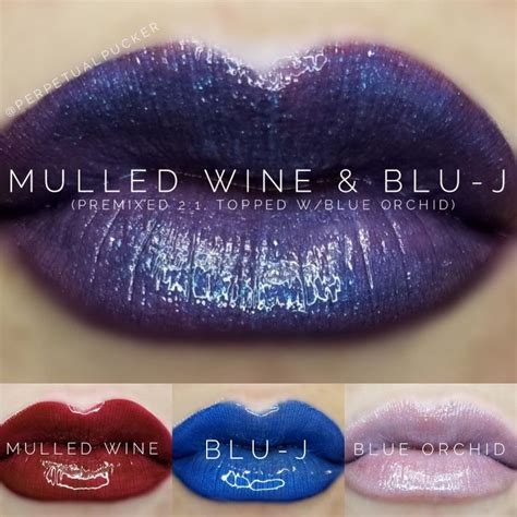 Lipsense Distributor 228660 Perpetualpucker Mulled Wine And Blu J Combo