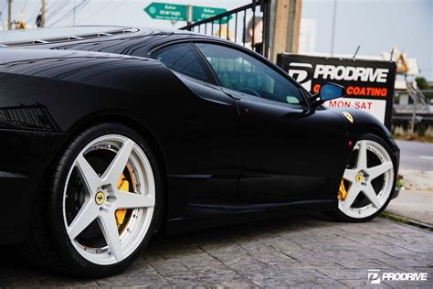 Black Ferrari F430 Adv5 Mv2 Standard Series Wheels In Gloss Silver