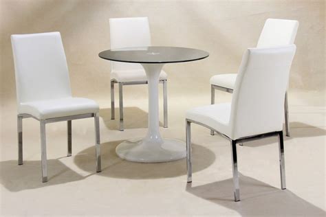 Buy round dining tables and get the best deals at the lowest prices on ebay! Small round white high gloss glass dining table and 4 chairs