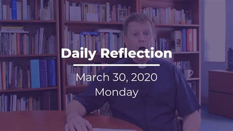 Fr Garys Reflection Monday 33020 Youtube