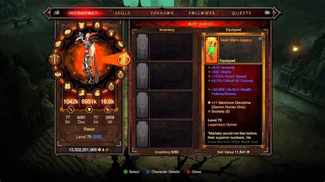 Diablo 3 Demon Hunter Lvl 70 Xbox One Build Youtube