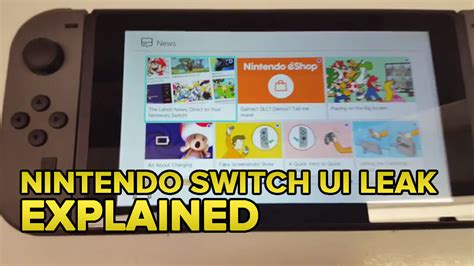 The Nintendo Switch Ui Explained Venturebeat