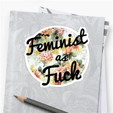Feminist Stickers By Florencewelc Redbubble