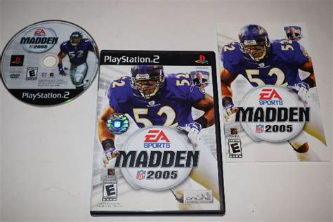 Madden Nfl 2005 Sony Playstation 2 Ps2 Video Game Complete 14633147650