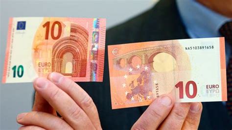 Légalement, la banque centrale européenne et les banques nationales de chaque pays membre de la zone euro ont le droit d'émettre les sept coupures en euro différentes. A quoi ressemble le nouveau billet de 10 euros ? - L ...