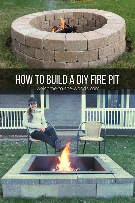Build Your Own Fire Pit Diy Fire Pit Fire Pit Outdoor Projects
