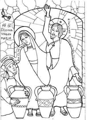 Then follow the arrows along the beads, saying the prayers as indicated. http://www.biblekids.eu/new_testament/wedding_%20at ...