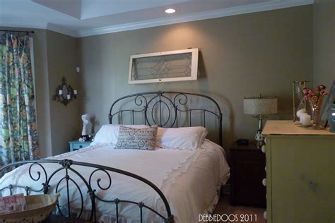 Shabby Chic Eclectic Style Master Bedroom Office Debbiedoos