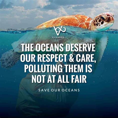 The Oceans Deserve Our Respect And Care Polluting Them Is Not At All