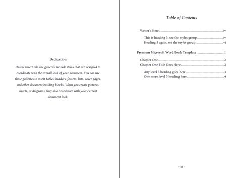 Premium And Free 6 X 9 Book Template For Microsoft Word