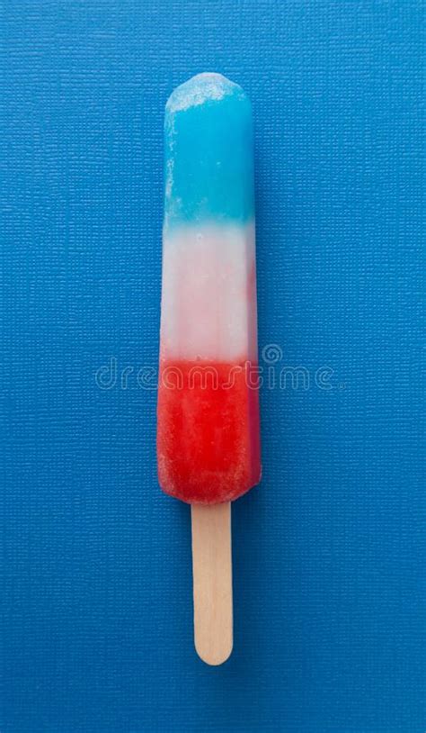 Red White And Blue Popsicles Stock Photo Image Of Popsicles Icicle