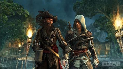 Assassin S Creed Black Flag Screens Show Blackbeard Sword Kills And