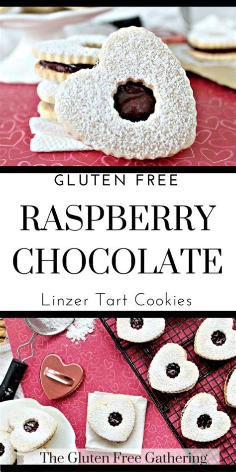 Gluten Free Raspberry Chocolate Linzer Tart Cookies Linzer Tart
