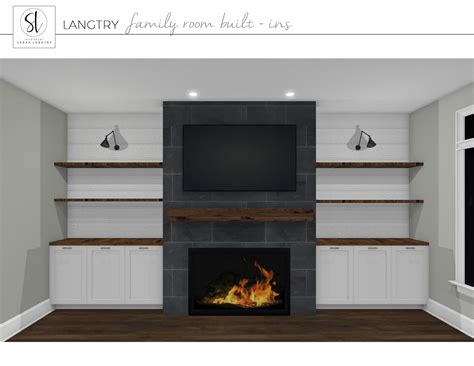 Modern Built Ins ~ New Construction Project — Interiors By Sarah Langtry