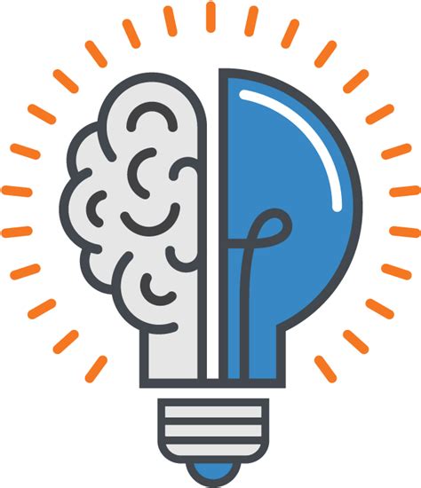 Brain Light Bulb Png