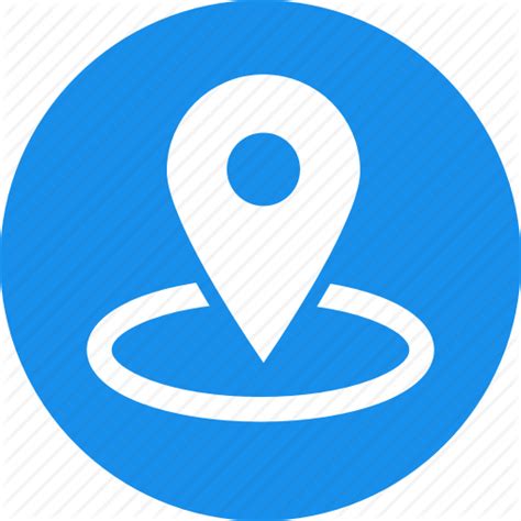 Location Icon Blue At Collection Of Location Icon