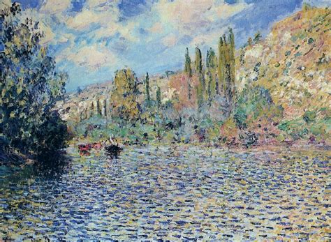 The Seine At Vetheuil Claude Monet Encyclopedia Of