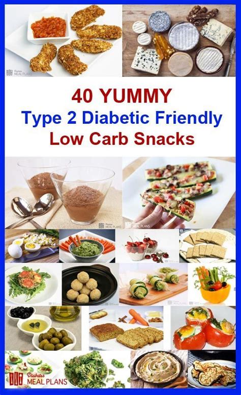 Making healthier desserts is quite easy once you realize you can substitute bad ingredients with ingredients that are good for you and still get amazing results. 40 YUMMY low carb diabetic snacks in 2019 | Diabetic recipes, Diabetic breakfast, Diabetic snacks