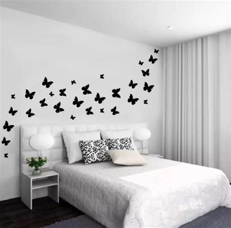 Pack Of Black Wooden Butterflies For Your Wall Decoration Kat