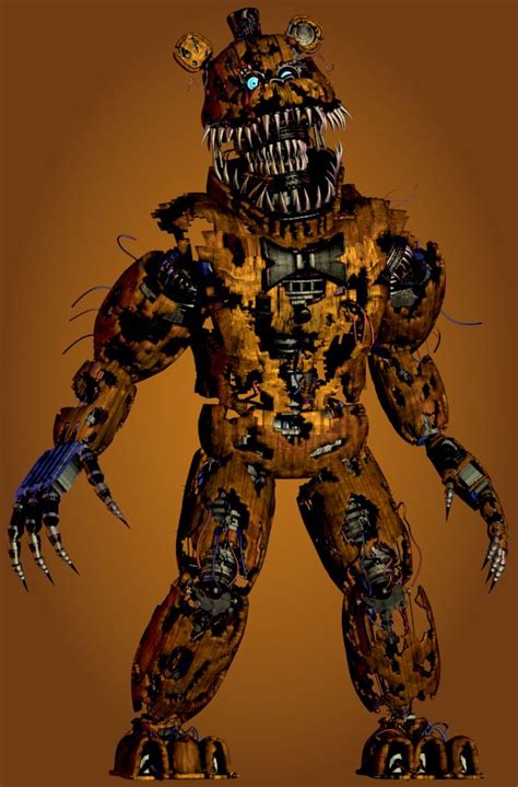Nightmare Withered Freddy Fullbody By Geta1999 On Deviantart Games