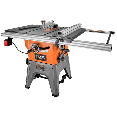 Ridgid 13 Amp 10 In Professional Cast Iron Table Saw R4512 The Home