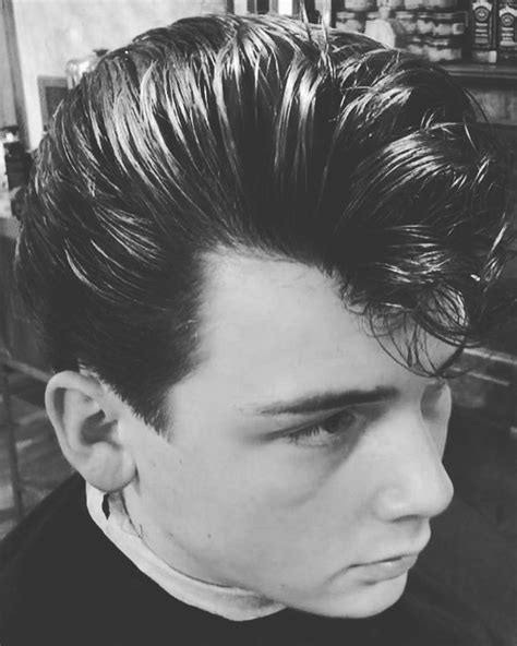 50s And 60s Male Pompadour