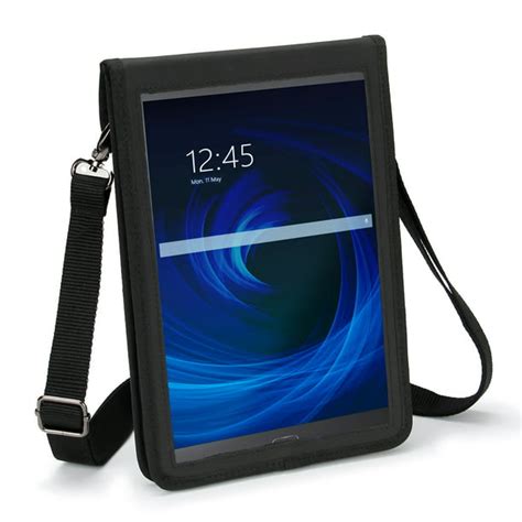 Usa Gear 10 Inch Tablet Case Tablet Holder With Shoulder Strap Black