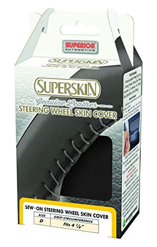 Superior 58 0350b Sport Grip Steering Wheel Cover Size”d” Black Bipflip
